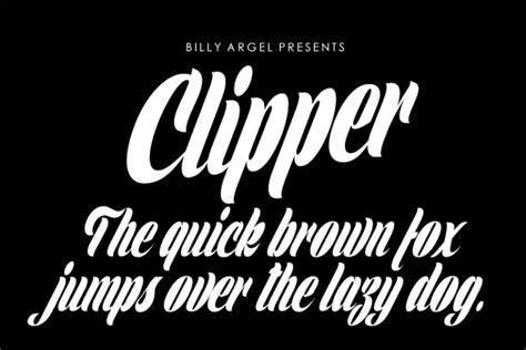 Clipper Script Font Upfonts