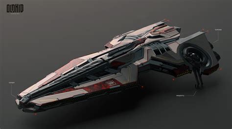 Artstation Spaceship Concept Design