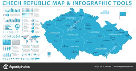 Quando clicar no respectivo mapa, este abre numa nova janela por isso não se. República Checa Mapa - ilustración de Vector gráfico de ...