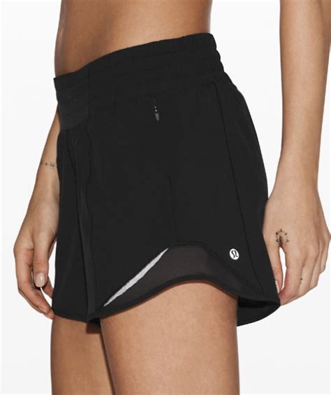 Lululemon 🍋 New Hotty Hot High Rise Long 4” Shorts Tall Black Htf Ebay