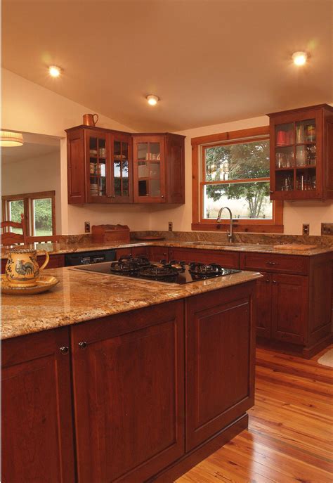 Log Cabin Style With Modern Comforts Yes Please Cabinets And Island