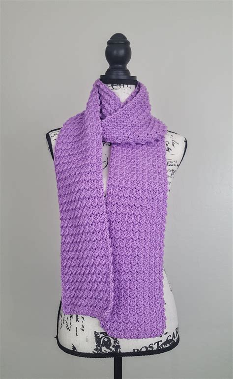 Crochet Pattern Tea Rose Scarf By Crochetingleftyshop On Etsy Scarf