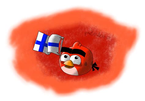 Red Holds The Finnish Flag By Tbalazs2000 On Deviantart