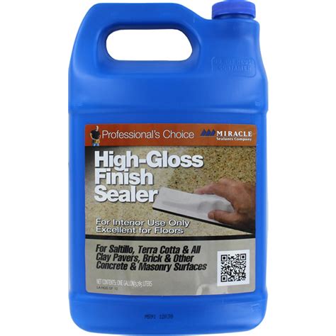 Some customers perfer the floors to be left with a high shine or rhino gloss booster water based solution for sealing and enhancing marble, terrazzo, ceramic, wood, and linoleum gallon size sealer rhino. Mexican Tile - Miracle High Gloss Finish