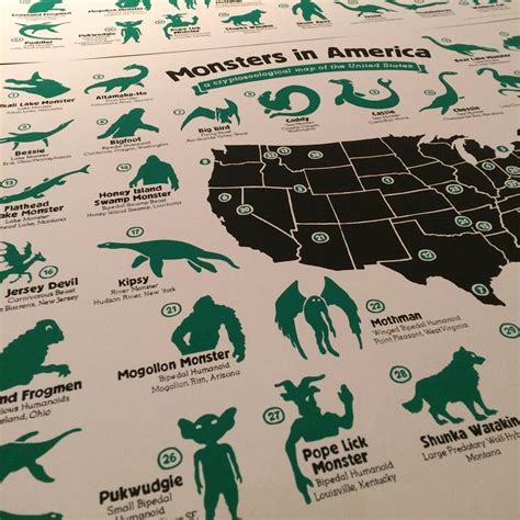 The Monster Map Bigfoot Bigfoot Sightings United