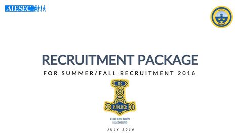 Recruitment Package By Vuk Kosic Issuu