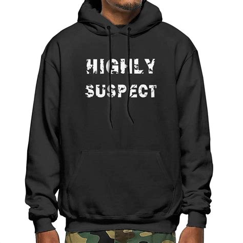 Highly Suspect Mens Hoodies Casual Hooded Drawstring Sweatshirts With