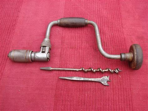 Vintage Stanley No923 10 Inch Y Ratchet Brace Swing Hand Drill Woodwork Tool Old Tools Tools