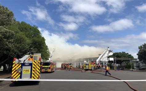 Large Fire Damages Three Buildings At Auckland School Rnz News