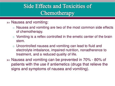 2 Side Effects And Toxicities Of Chemotherapy