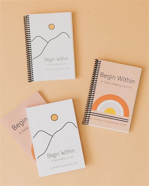 Begin Within A Daily Healing Journal For Chronic Illness And Etsy