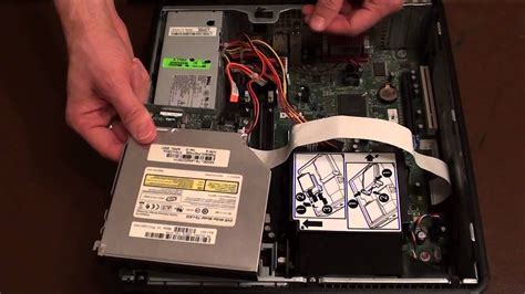 How To Remove Dvd Drive From A Dell Optiplex 745 Youtube