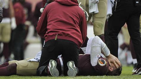 Theismann Turned Away After Seeing Redskins Qb Alex Smith Hurt