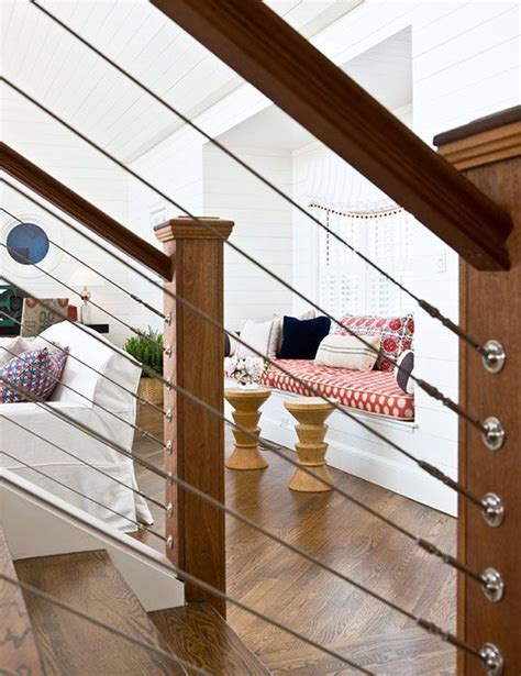 Tension Wire Stair Railing Traditional Home Lafrance Pinterest