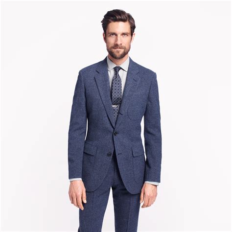 Lyst Jcrew Ludlow Fielding Suit Jacket In English Wool In Blue For Men