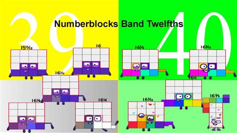 Numberblocks Band Twelfths 39 40 Number Lore Freeing 240 Youtube