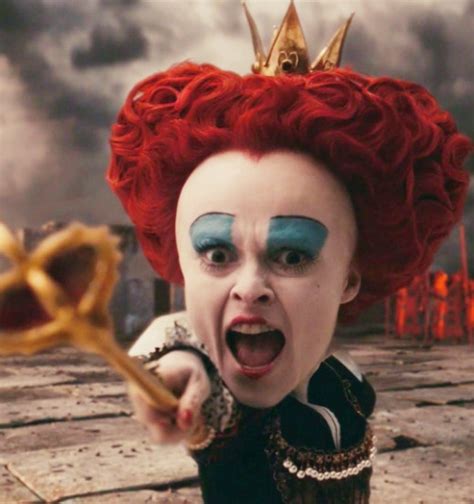 Helena Bonham Carter As The Red Queen Wonderland Alice In Wonderland Alice