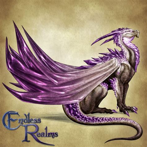 Endless Realms Bestiary Amethyst Dragon By Jocarra On Deviantart