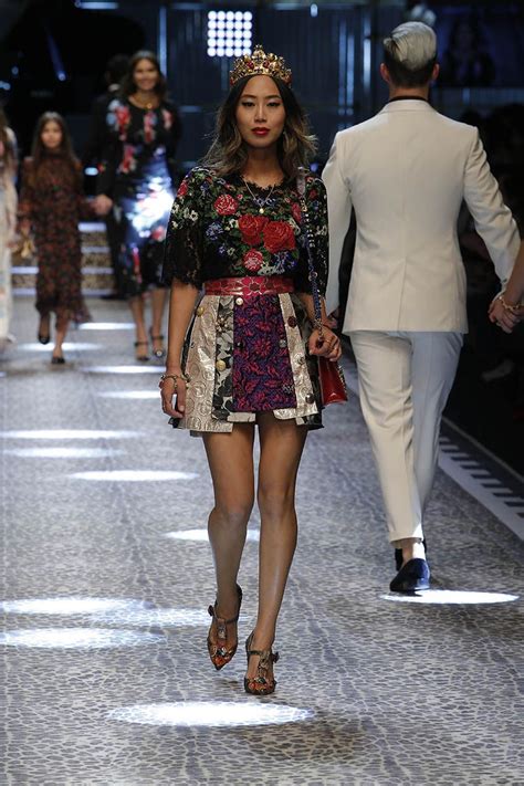 Milan Recap Walking In The Dolce And Gabbana Show Song Of Style
