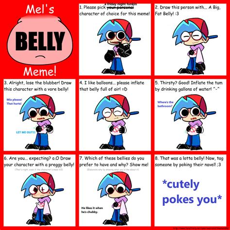 Mel S Belly Meme Ft Monster Bf By Miathecutecat On Deviantart