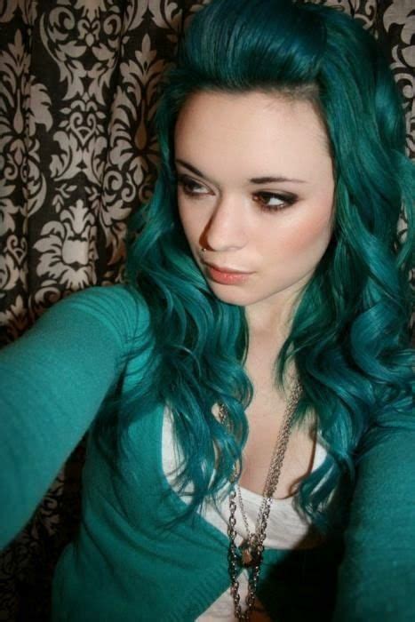 Awesome Teal Hairstyles Images And Video Tutorials Teal Hair Hair