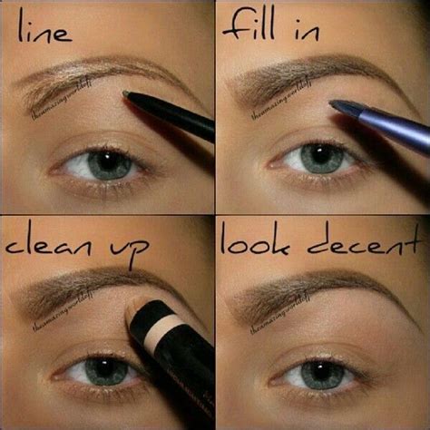 How To Fill In And Clean Up Brows Eye Makeup Perfect Eyebrows Eyebrow Beauty