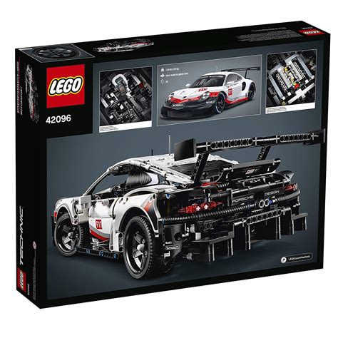 Lego 42096 Technic Porsche 911 Rsr Building Set Realistic Car Model