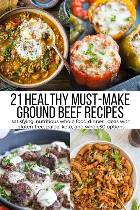 21 Healthy Ground Beef Recipes The Roasted Root