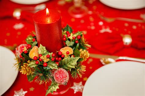Christmas Dinner Table Free Stock Photo Public Domain Pictures