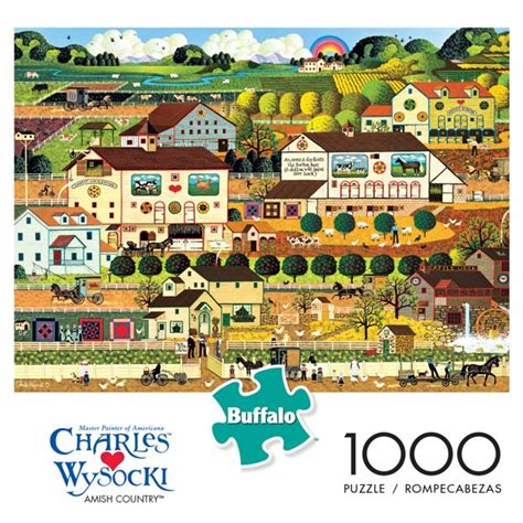 Buffalo Games Charles Wysocki Amish Country 1000 Piece Jigsaw Puzzle