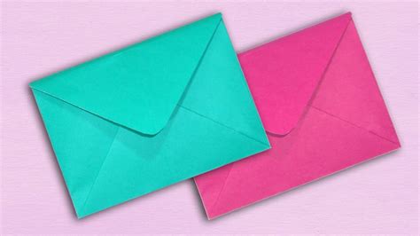 Paper Envelope Making Without Glue Or Tape Diy Easy Doovi