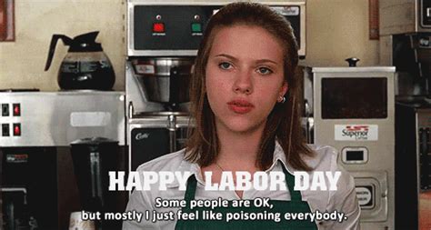 Happy Labor Day Funny Barrista 