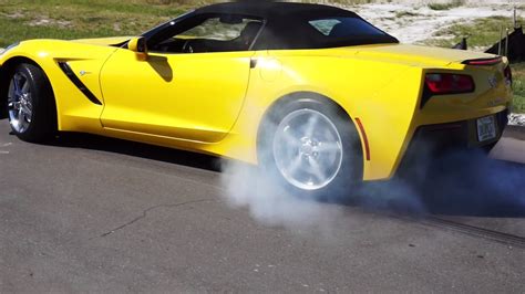 Burnout In C7 Corvette Youtube