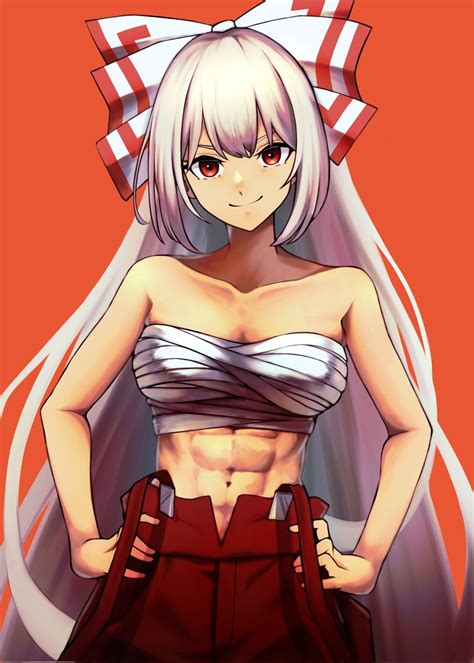 Fujiwara No Mokou Touhou Drawn By Equality Taira Danbooru