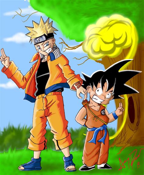 Naruto y Goku by Academico on DeviantArt