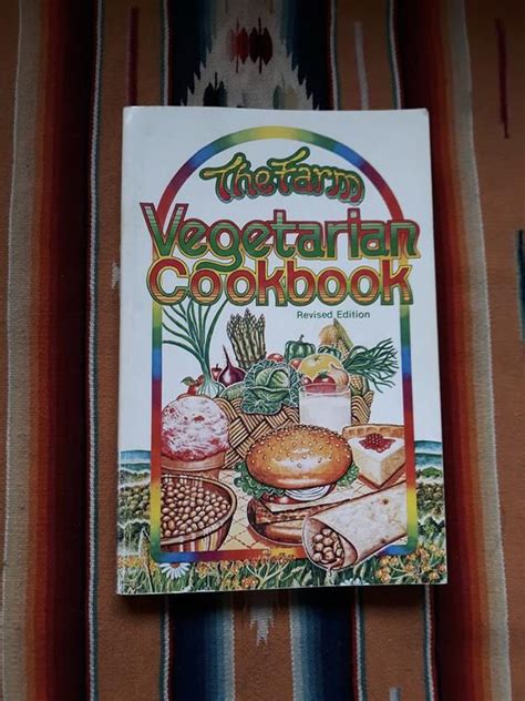 Vintage 70s Commune Hippie Cookbook The Farm Vegetarian Cookbook Tan