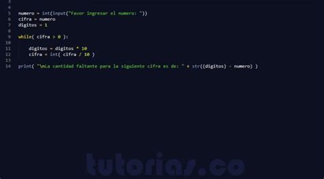 Ciclo While Python Valor Faltante Siguiente Cifra Tutorias Co