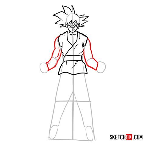New broly vs gogeta , goku & vegeta finished hola saiyans. How to draw Goku Black | Dragon Ball anime - Step by step ...