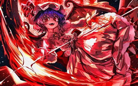 Remilia Scarlet Fire Antagonist Touhou Remiria Sukaretto Manga Touhou