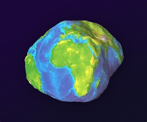 Geoide Terrestre Guía Simple De La Forma De La Tierra