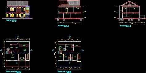 Modern Home Dwg Block For Autocad Designs Cad