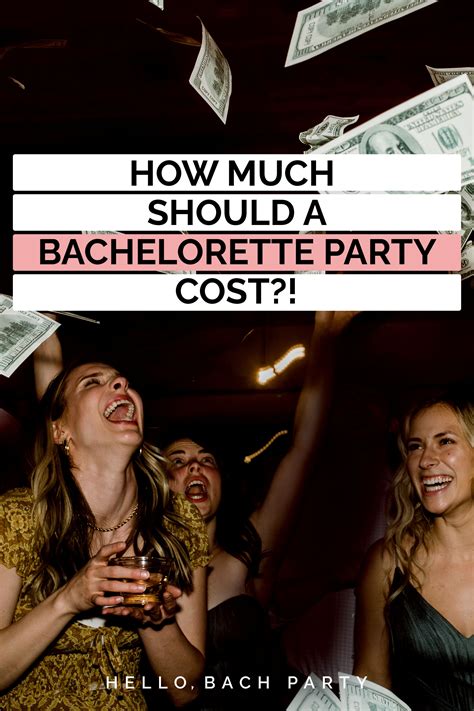 How Much Should A Bachelorette Party Cost 2023 Budget Spreadsheet