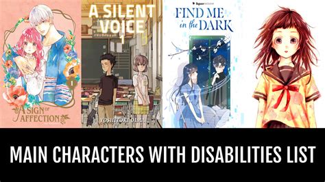Main Characters With Disabilities By Iyomu Anime Planet