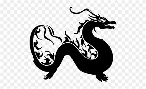 X Chinese Dragon Silhouette Png Clipart The Best Porn Website