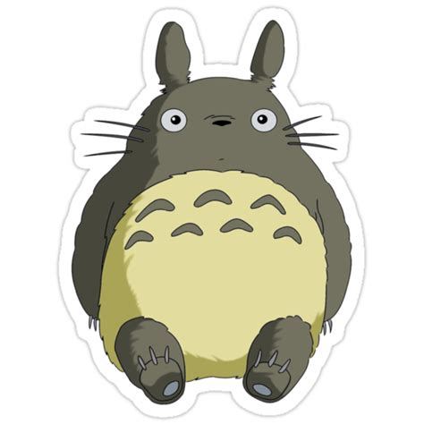 Totoro Stickers By Pacmen Redbubble