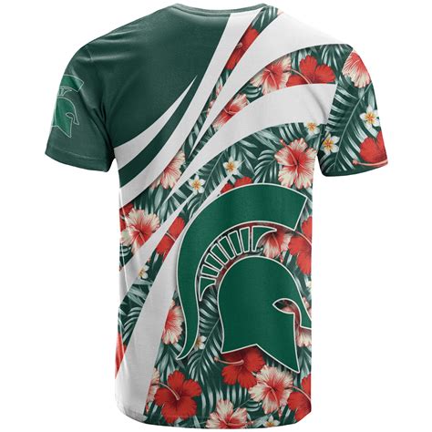 Buy Michigan State Spartans T Shirt Hibiscus Sport Style Ncaa Meteew