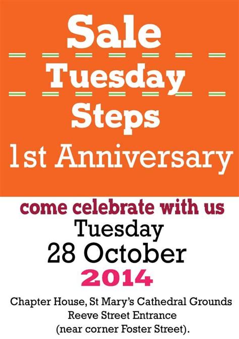 Sale Steps 1st Anniversary 1st Anniversary Anniversary