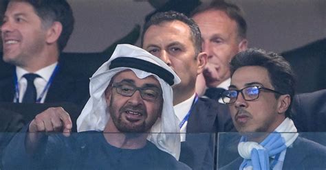 Man City Owner Sheikh Mansour Makes Rare Appearance At