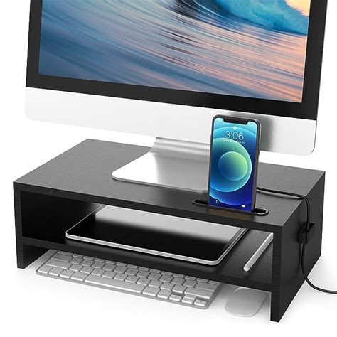 Buy Atumtek Monitor Stand Riser With Storage Organizer For Computer