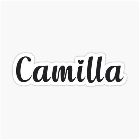 Camilla Sticker For Sale By 99Posters Redbubble